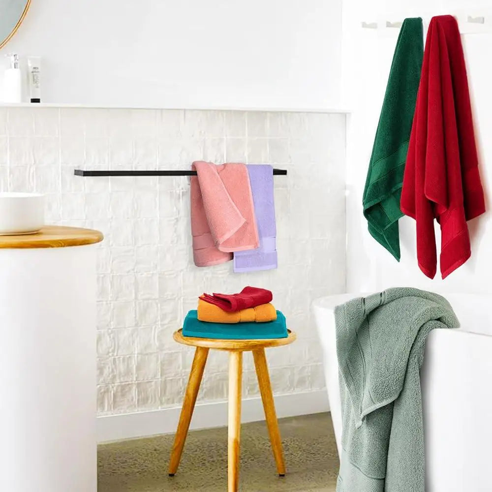 Luxury Turkish Cotton Six Piece Towel Set Quick Dry Towels