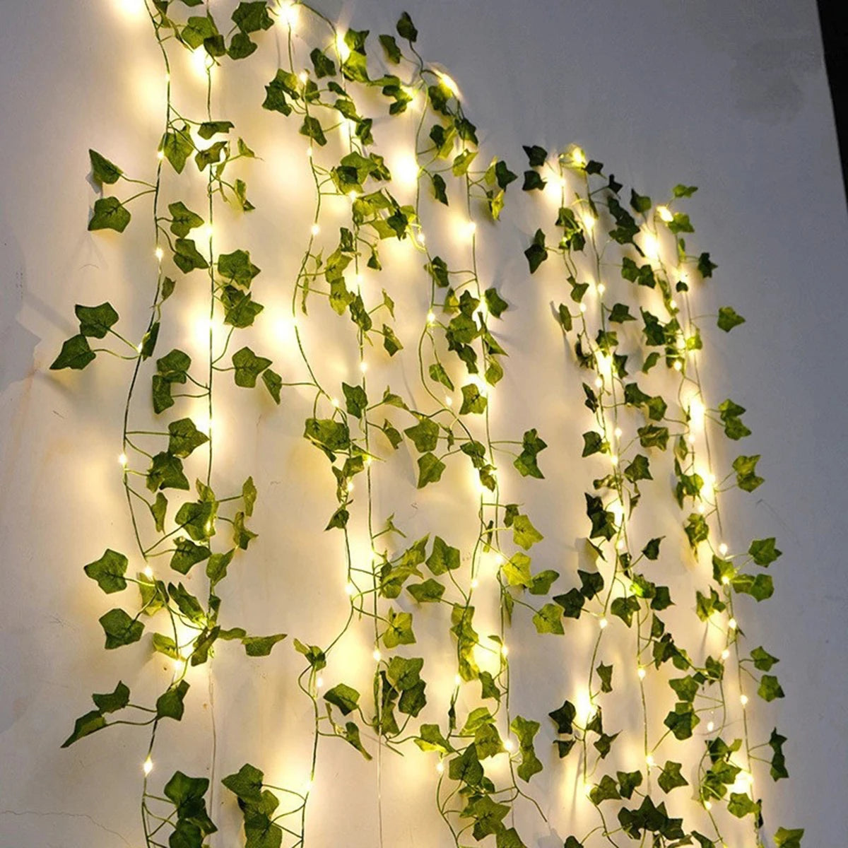 Solar Ivy String Lights for Garden Courtyard Outdoor Decor