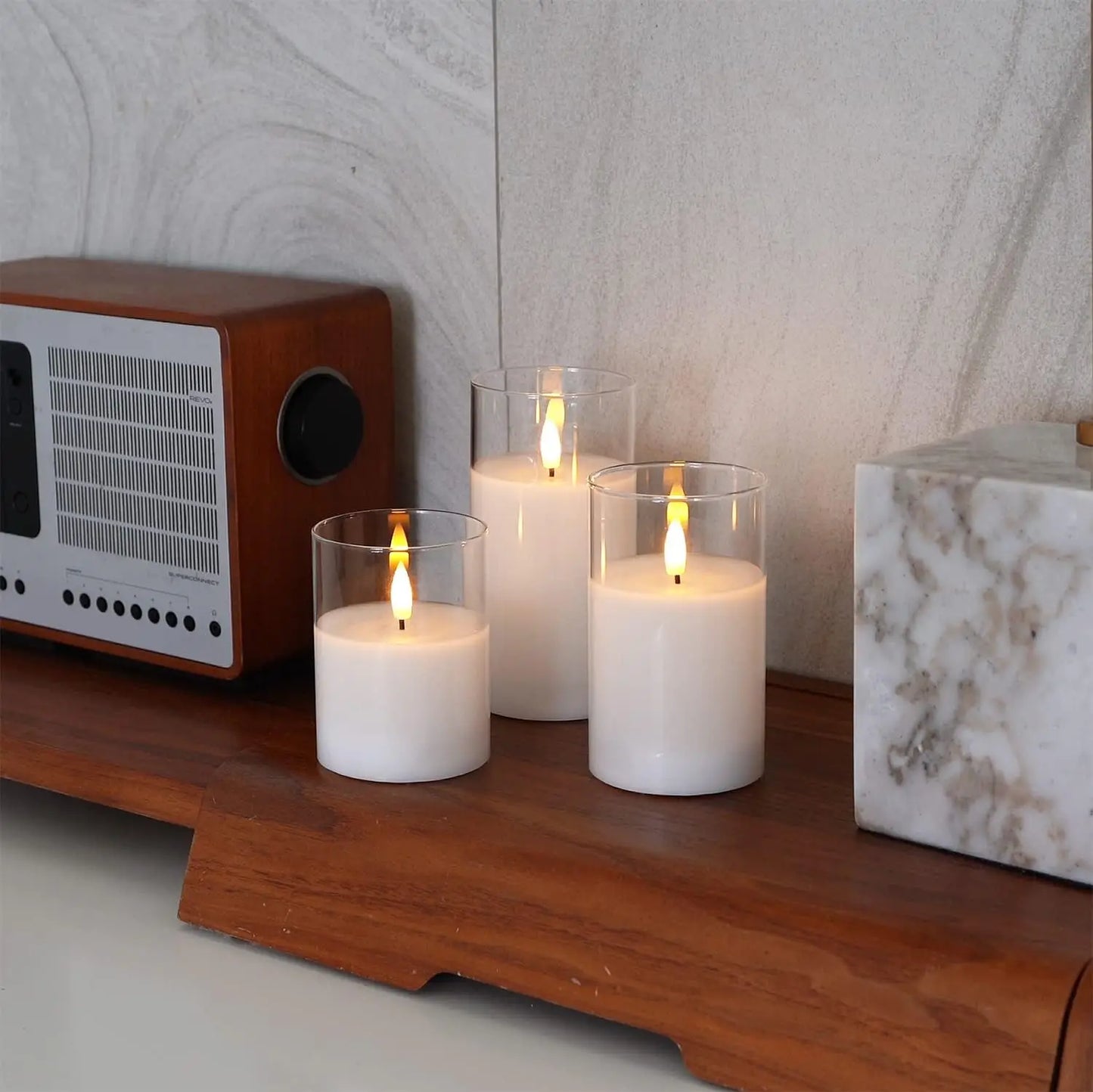 Choice Flickering Flameless LED Candles With Remote And Timer