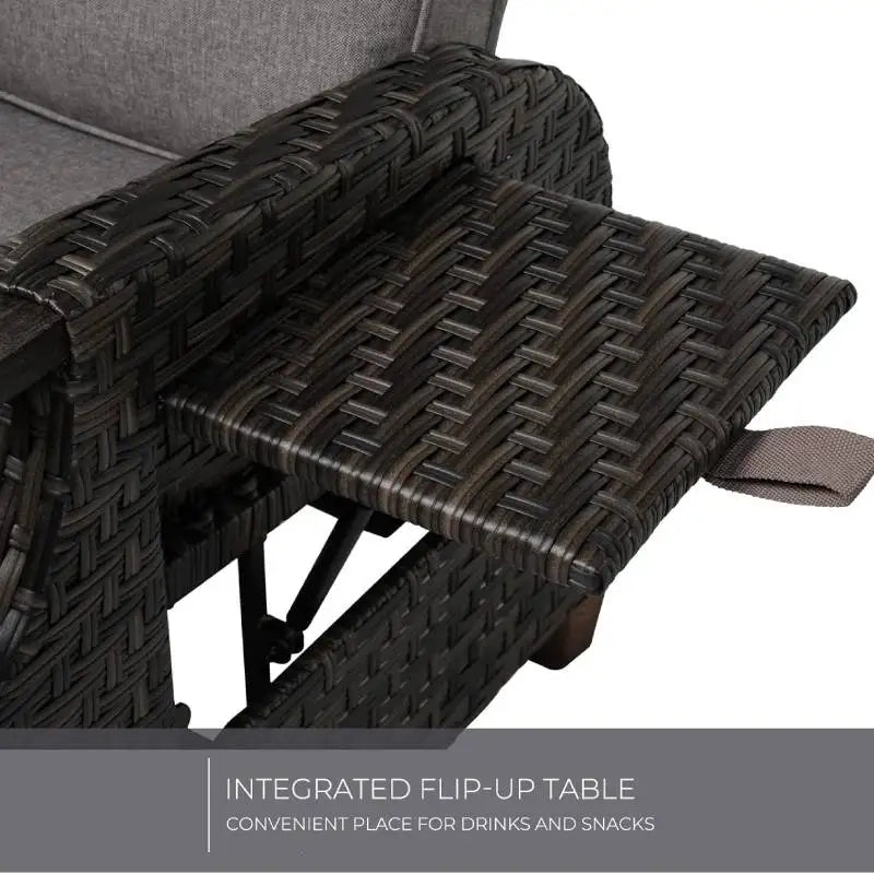 Grand Patio Outdoor Recliner With Adjustable Back Support