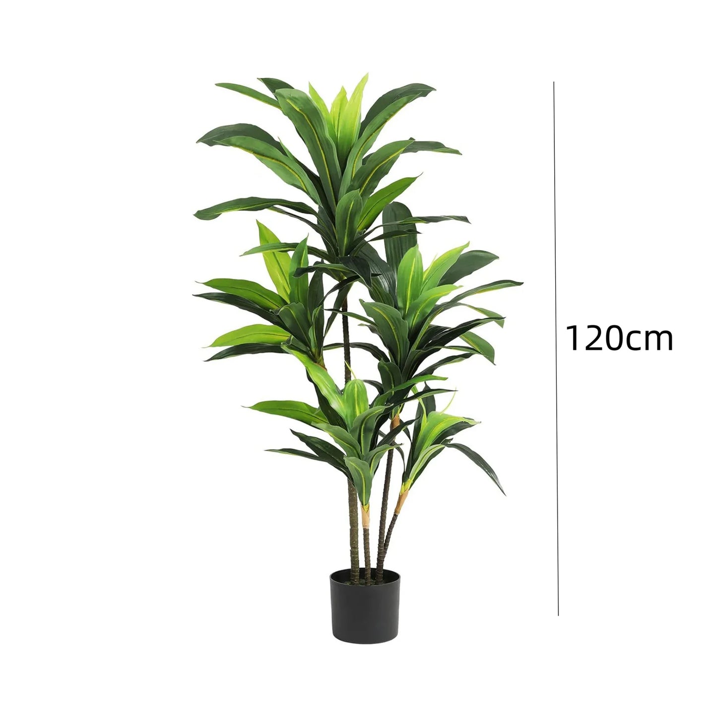 Artificial Dracaena Indoor Plant 120cm Tall with Branches