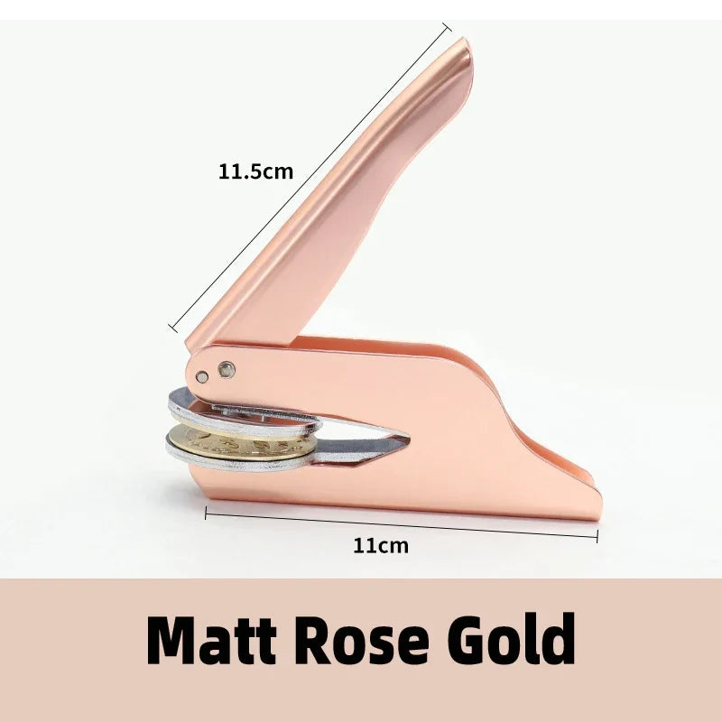 Logo Custom Seal Handheld Embosser Stamp for Diplomas and Awards