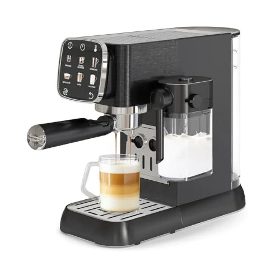 iosn Compact Espresso Machine With Milk Frother And Touchscreen