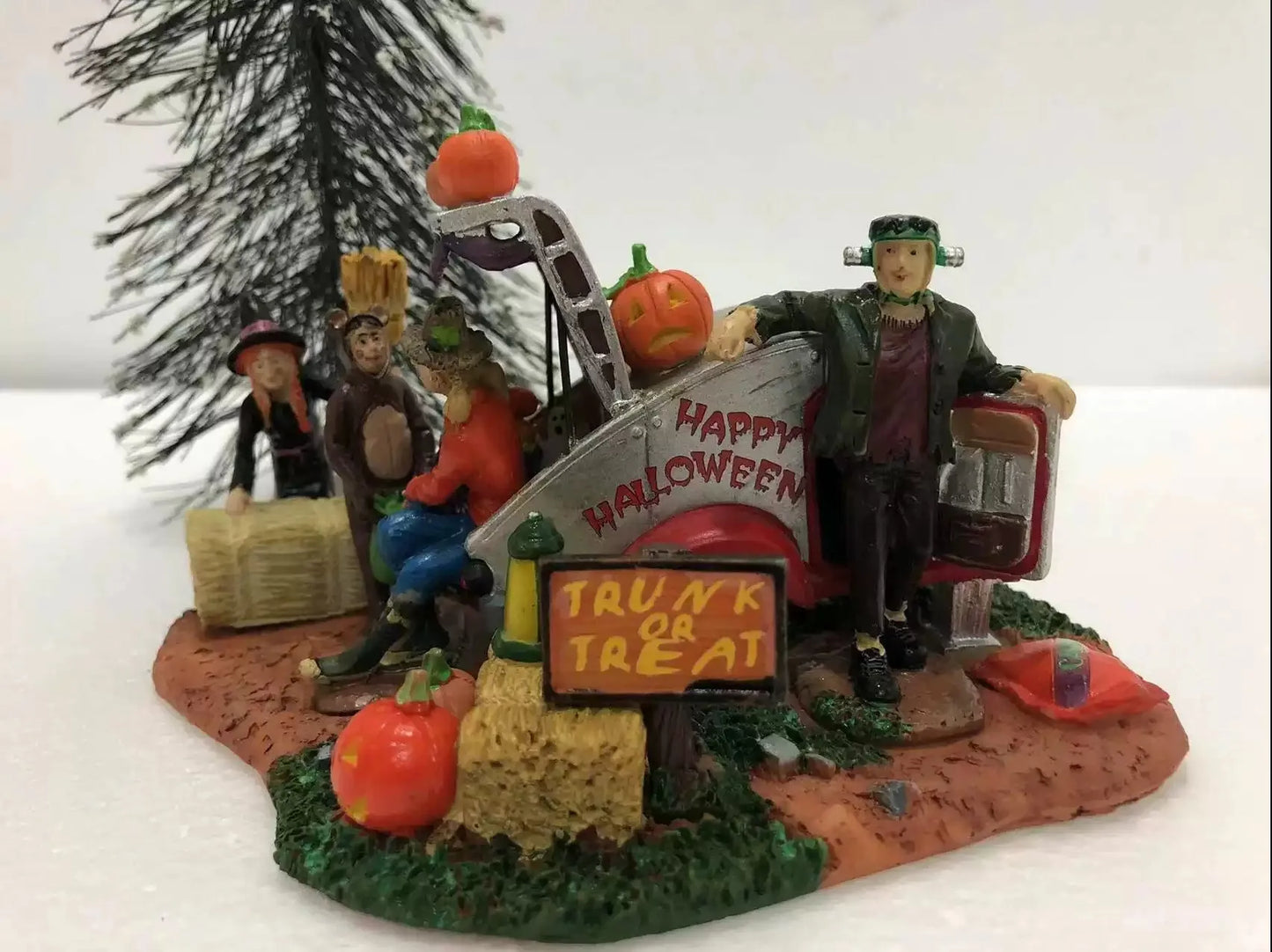 Halloween Decor Creative Halloween Scene Resin Ornaments Ghost Taking Pictures Figurine Garden Ornaments Home Decor Accessories