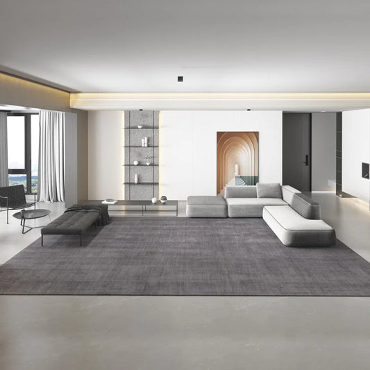 Solid Color Simple Carpets for Living Room Decoration Rugs for Bedroom Decor Carpet Non-slip Area Rug Home Short Pile Floor Mat
