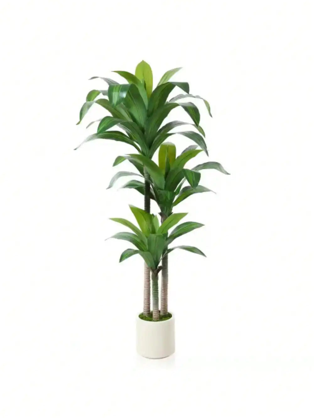Artificial Dracaena Tree With Potted Silk Plant