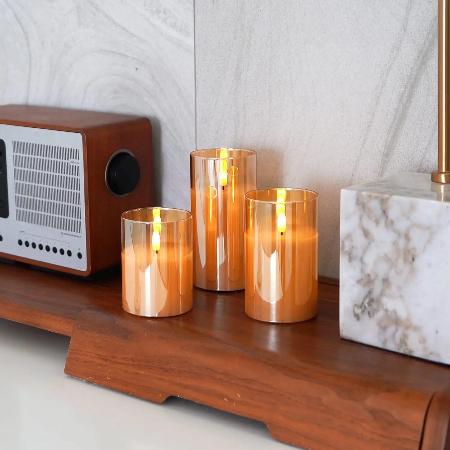 Choice Flickering Flameless LED Candles With Remote And Timer