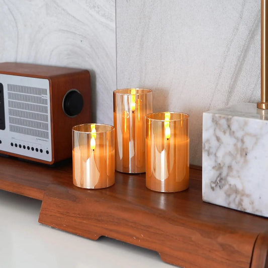 Choice Flickering Flameless LED Candles With Remote And Timer