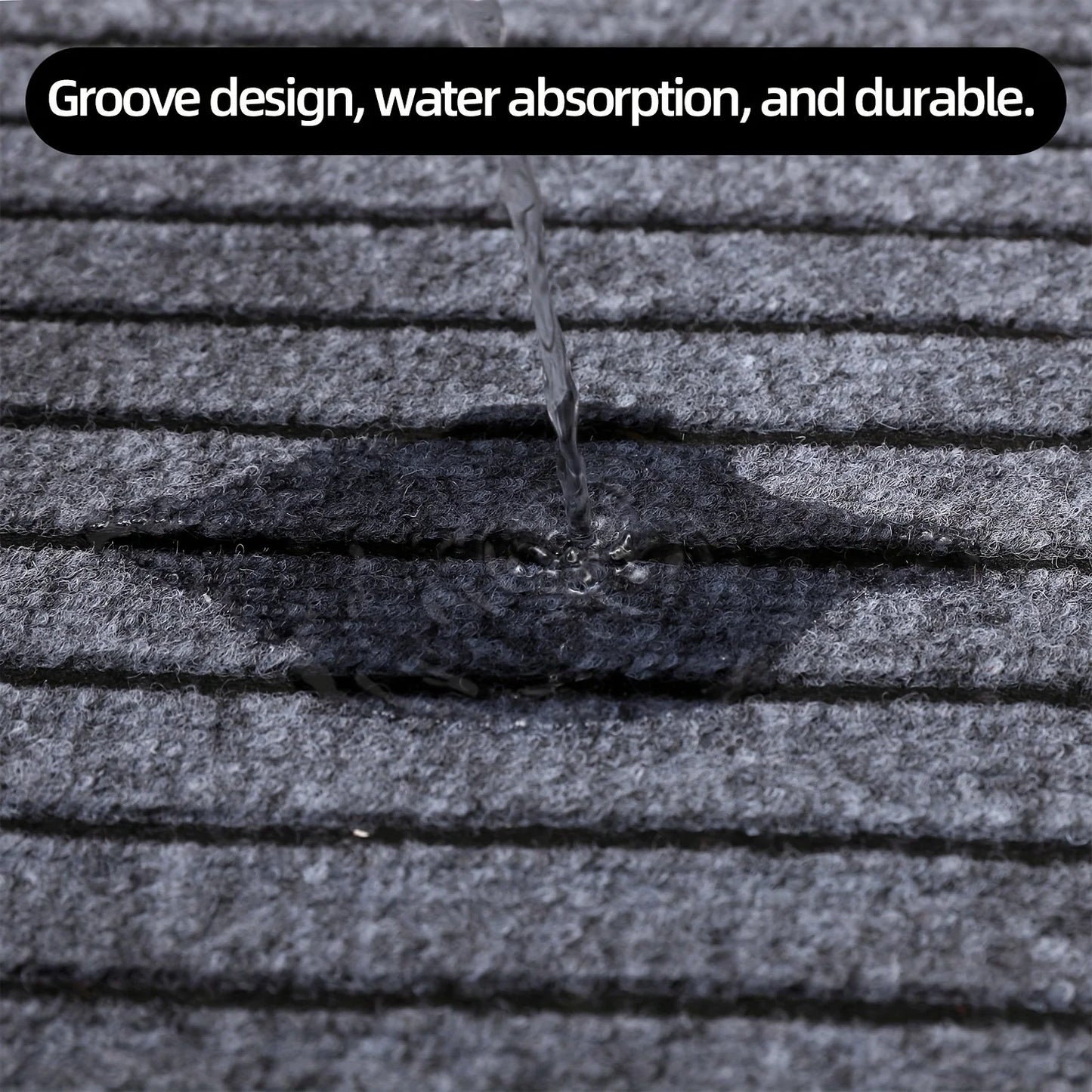 Modern Minimalist Floor Mat Anti Slip Backing Washable Indoor Outdoor