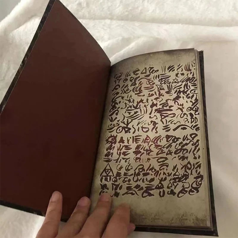 Necronomicon Dark Magic Book 3D Demon Evil Dead Summon Notebook Decoration Horror Movie Prop Collection Gift Halloween Decor