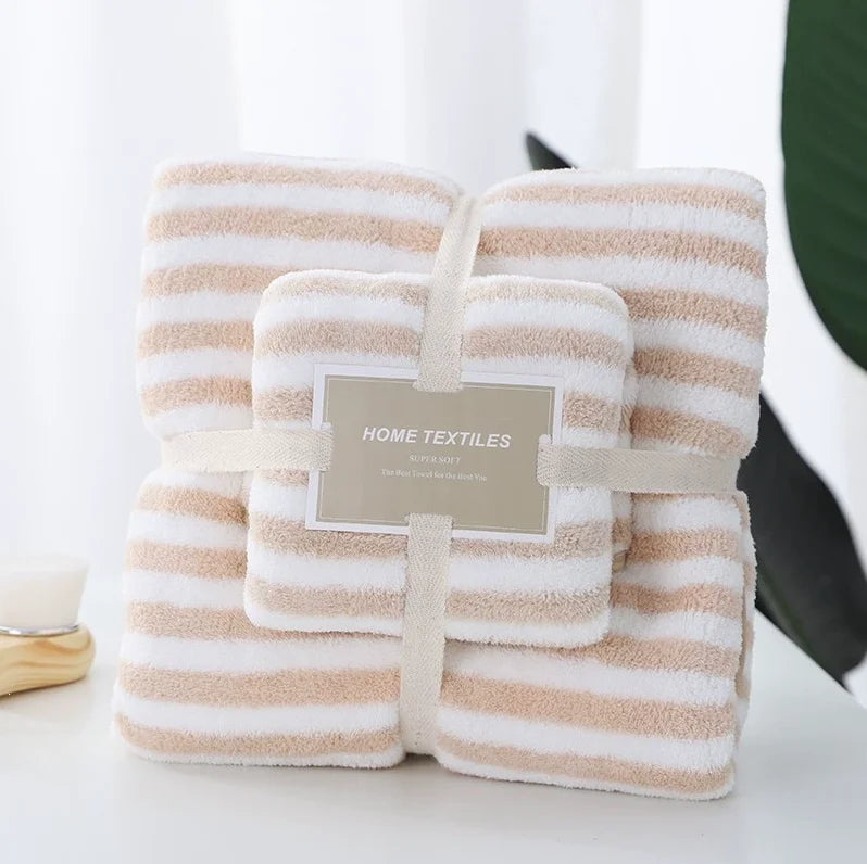 70x140cm Bamboo Charcoal Coral Velvet Bath Towel For Adult Soft Absorbent Bamboo Carbon Fiber Household Bathroom Towel Sets
