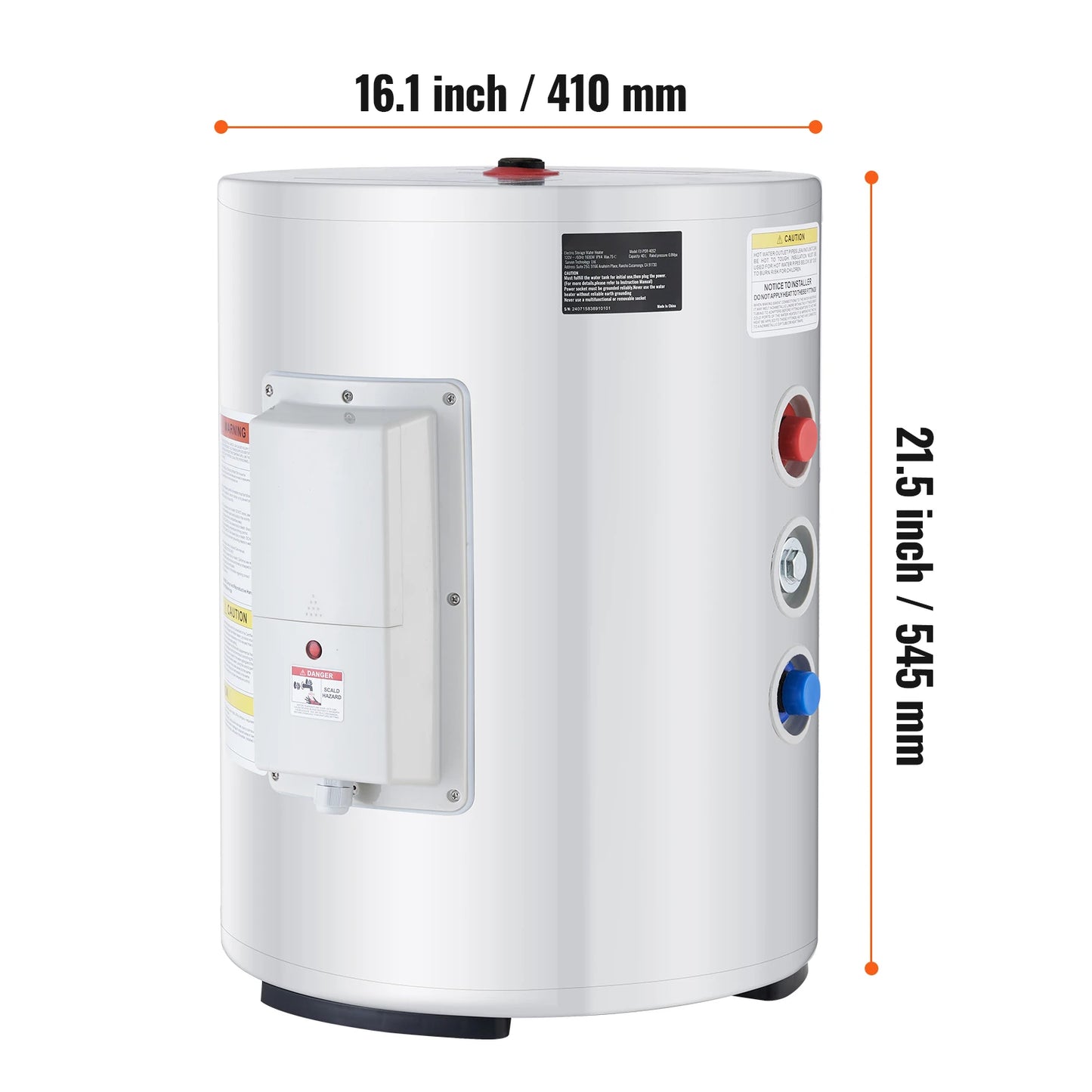 SucceBuy Electric Tankless Water Heater LED Display IPX4