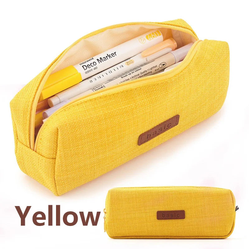 Pencil Case Bag for Girls and Boys Kawaii Washable Pen Box Multicolor Optional Cute Pen Pouch Back To School Stationery Supplies
