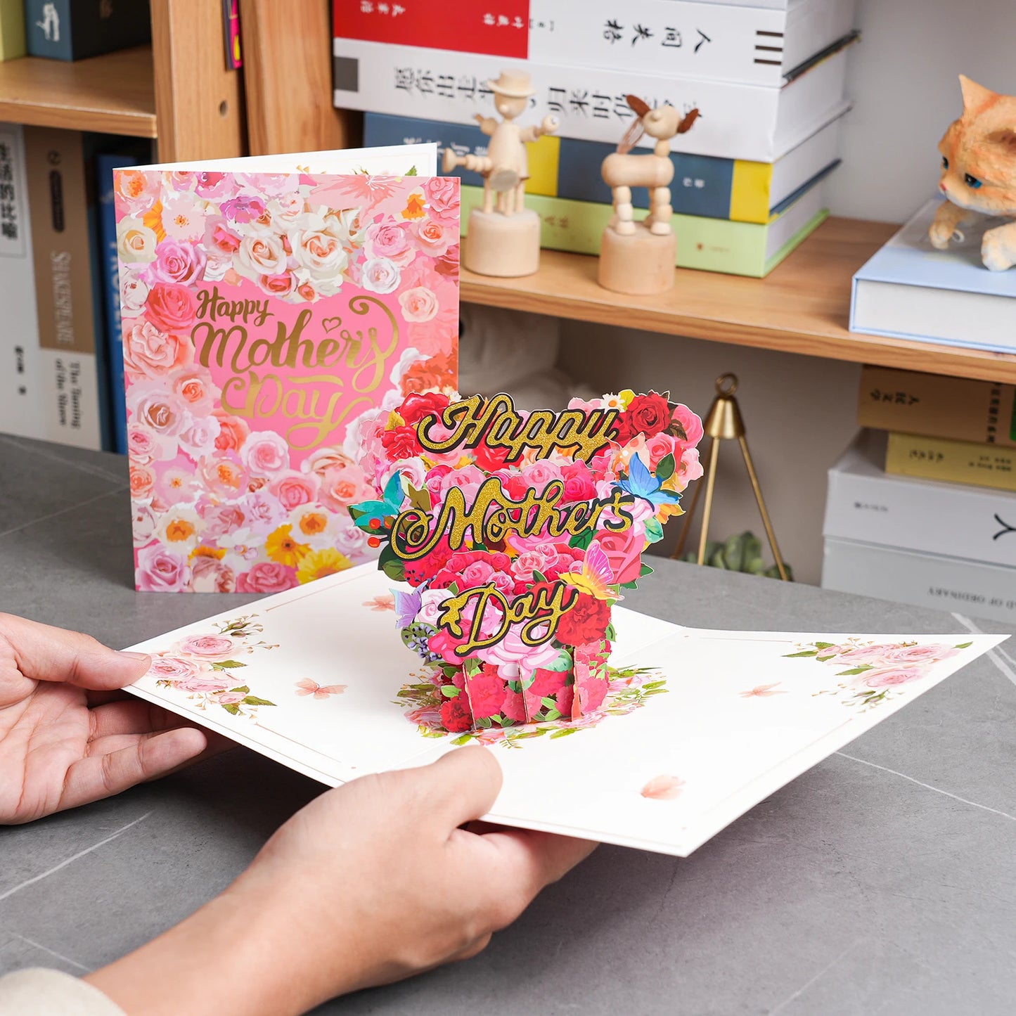 Magic Ants Pop Up Flower Card Flora 3D Greeting Card