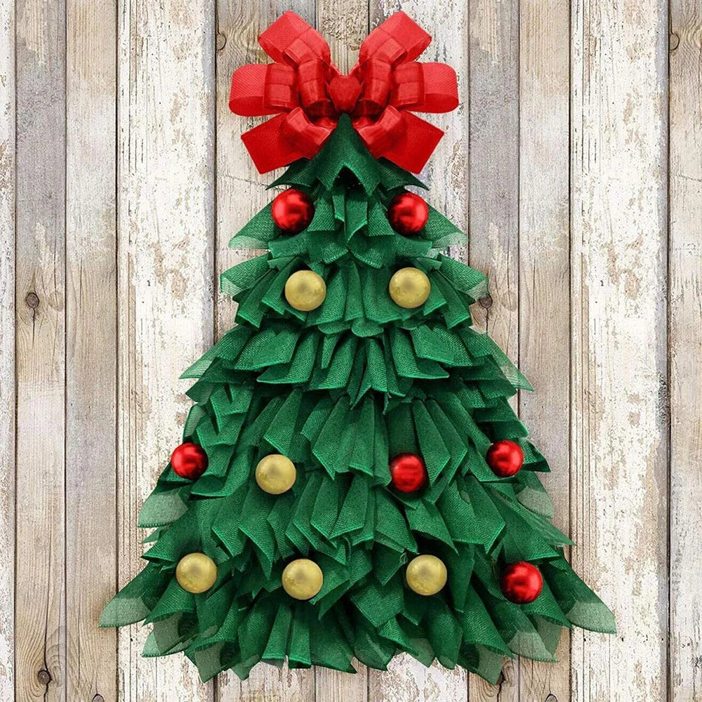 Christmas decorations, artificial flower vines, indoor and outdoor Christmas wall, front door, courtyard, and garage decorations