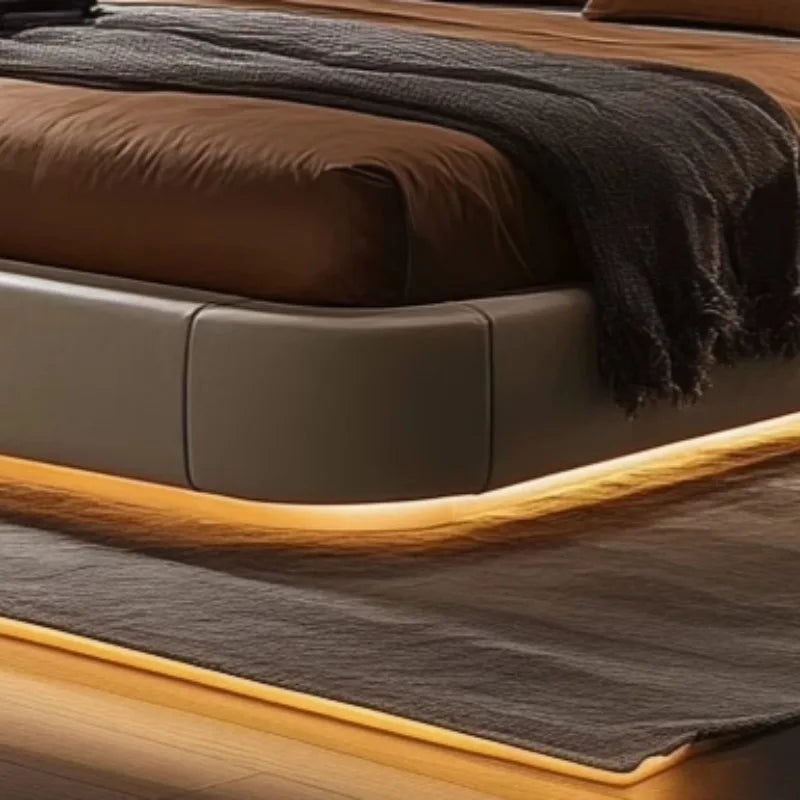 Elegant Multifunctional King Size Bed Luxurious Design Ultimate Comfort Transformr Bedroomto A Relaxing Oasis Decoration