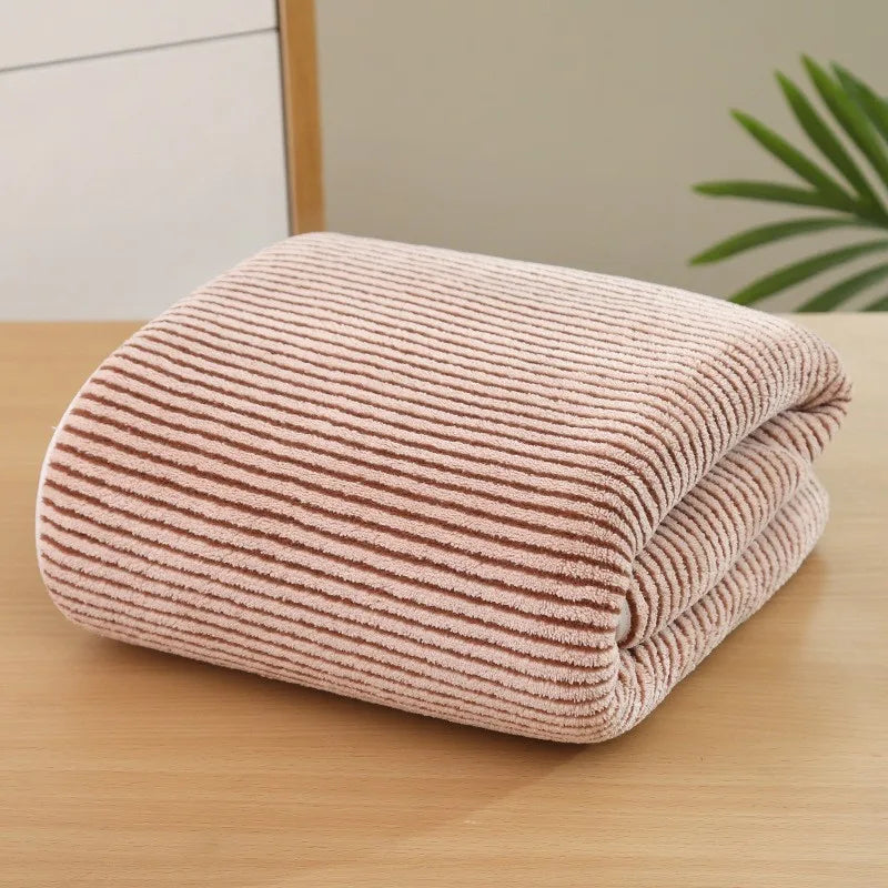 70x140cm Bamboo Charcoal Coral Velvet Bath Towel For Adult Soft Absorbent Bamboo Carbon Fiber Household Bathroom Towel Sets