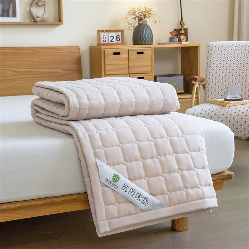 Cooling Mattress Topper for Summer,Foldable Bed Mat Cool Sleeping Mattress,Soft Breathable Roll Up Bed for Single Double Bed