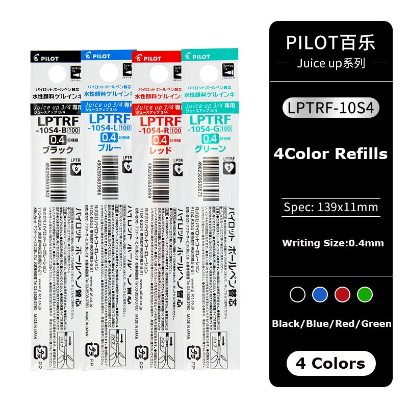 Japan Pilot JUICE UP Multifunctional Gel Pen 0.4MM 3Colors/4Colors Ballpoint Pens Back To School Office Statioinery Supplies