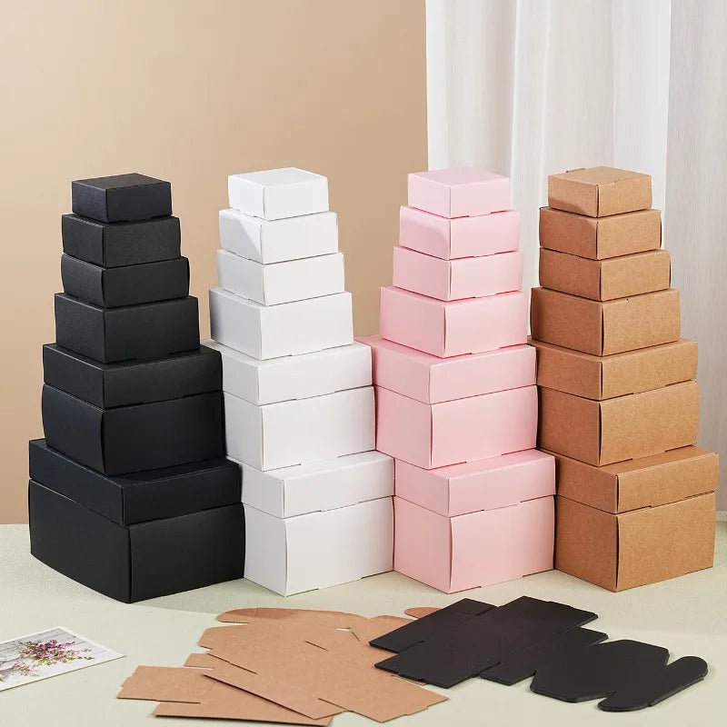 Cardboard Box Set For Soap And Jewelry Storage 50 Pack