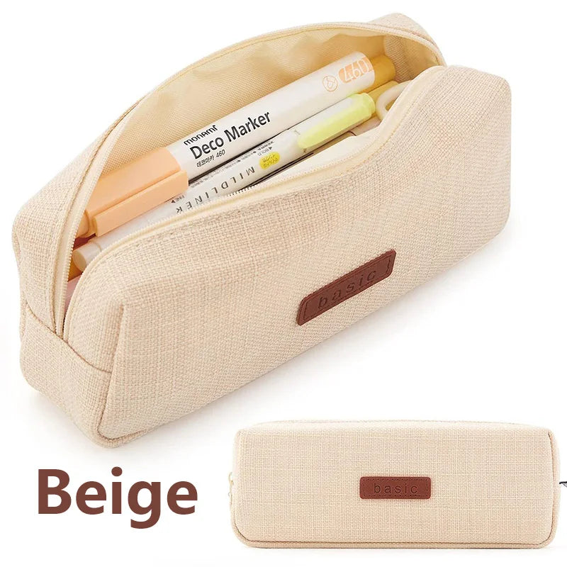 Pencil Case Bag for Girls and Boys Kawaii Washable Pen Box Multicolor Optional Cute Pen Pouch Back To School Stationery Supplies