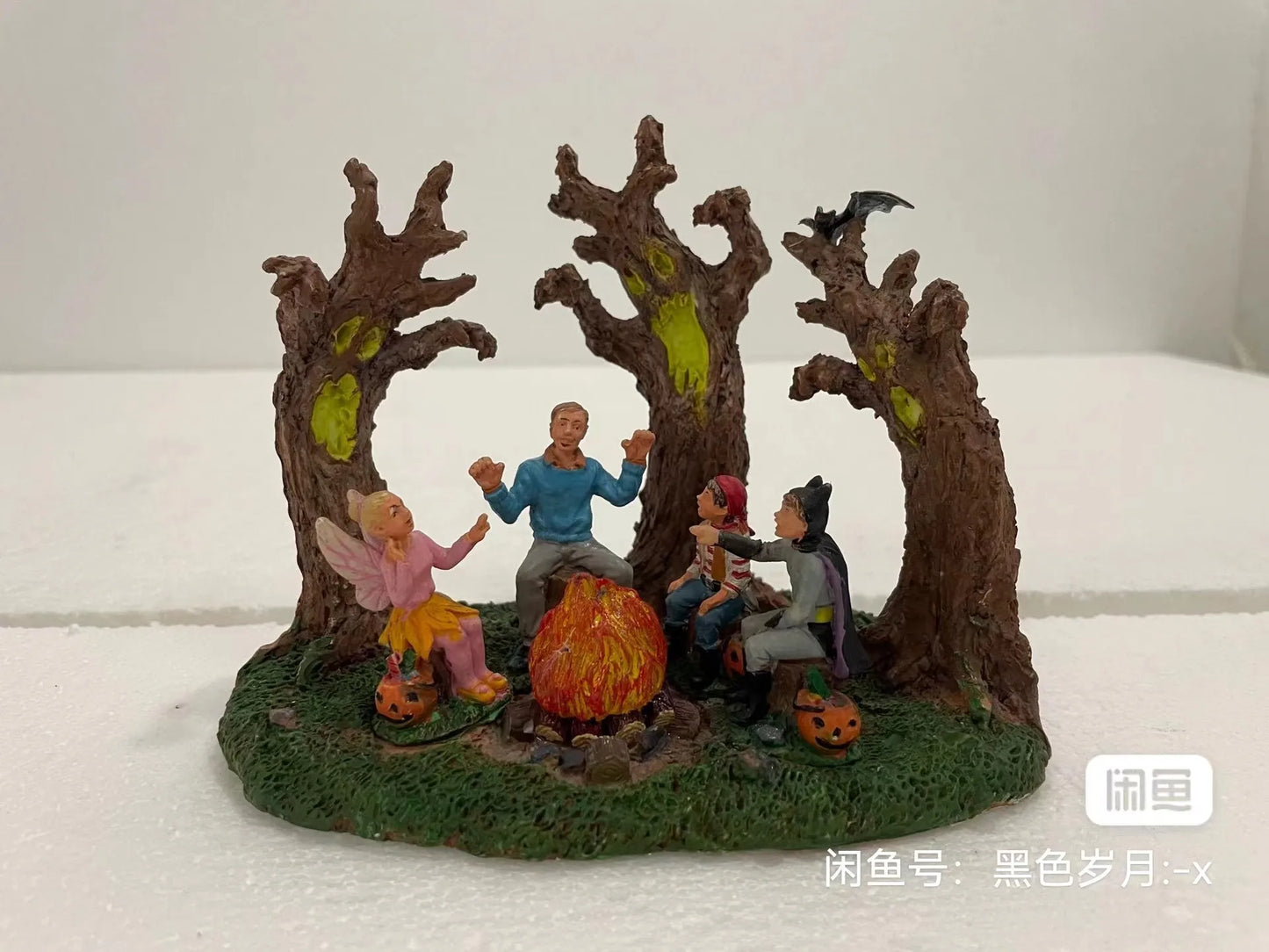 Halloween Decor Creative Halloween Scene Resin Ornaments Ghost Taking Pictures Figurine Garden Ornaments Home Decor Accessories