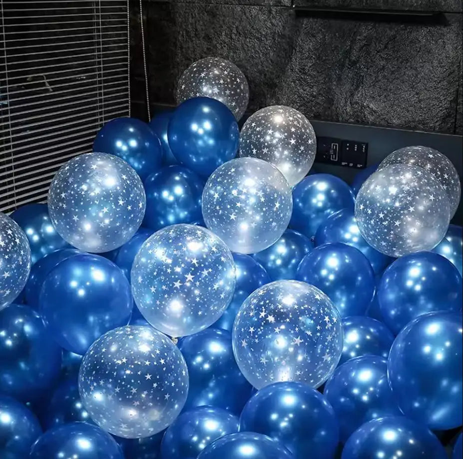 Starry Sky Latex Balloons Set Birthday Wedding Decoration
