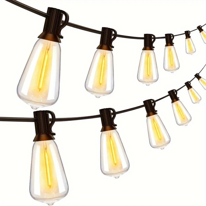 MIMIRGBC Outdoor LED String Lights for Patio and Backyard