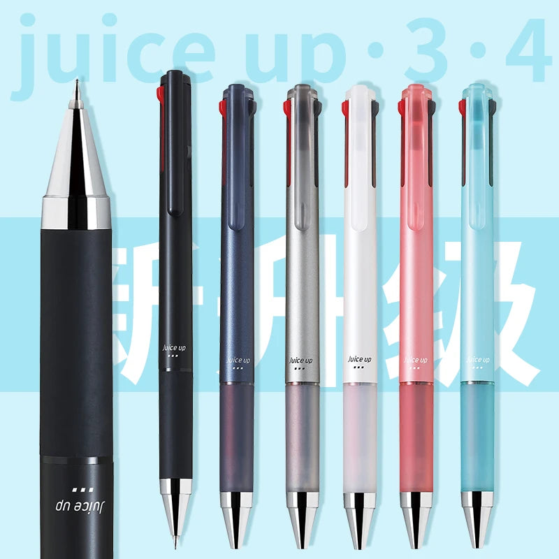 Japan Pilot JUICE UP Multifunctional Gel Pen 0.4MM 3Colors/4Colors Ballpoint Pens Back To School Office Statioinery Supplies