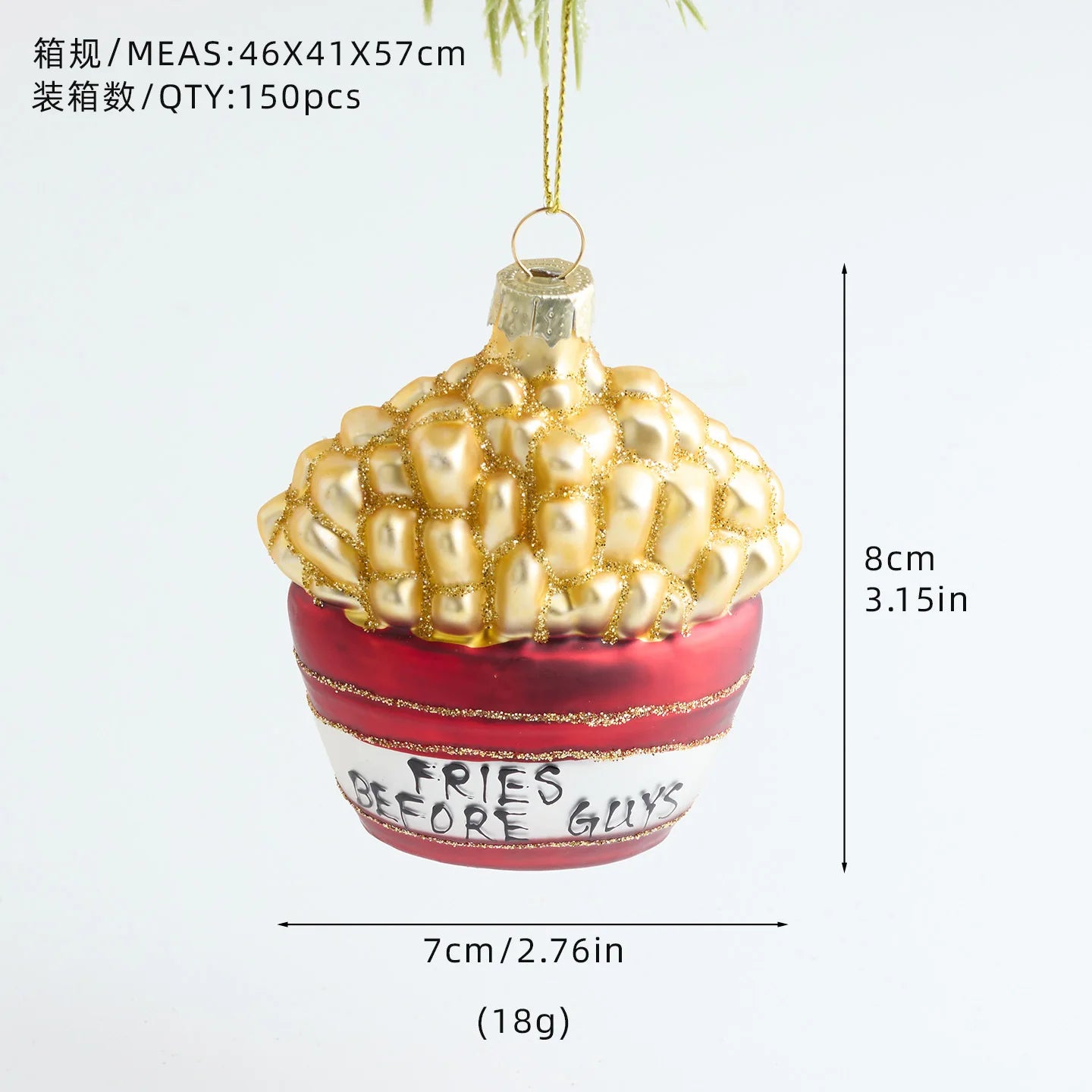 New Shaped Glass Christmas Ball Christmas Tree Pendant Colorful Macaron Cake Painted Ball Christmas Decorations
