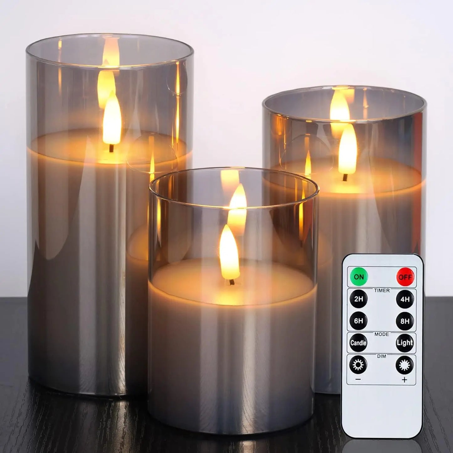 Choice Flickering Flameless LED Candles With Remote And Timer