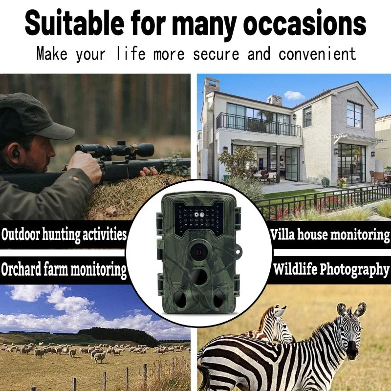 POMIACAM PR1000 Hunting Camera 16MP 1080P Infrared Outdoor Wildlife