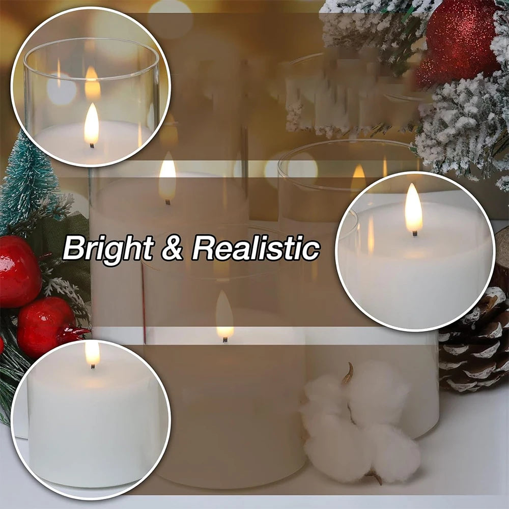 Choice Flickering Flameless LED Candles With Remote And Timer