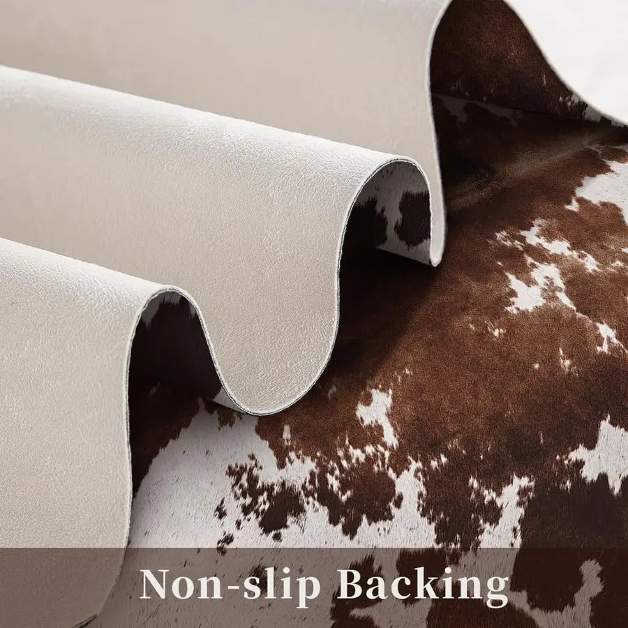Cowhide Cow Print Rug Western Style Living Room Decor