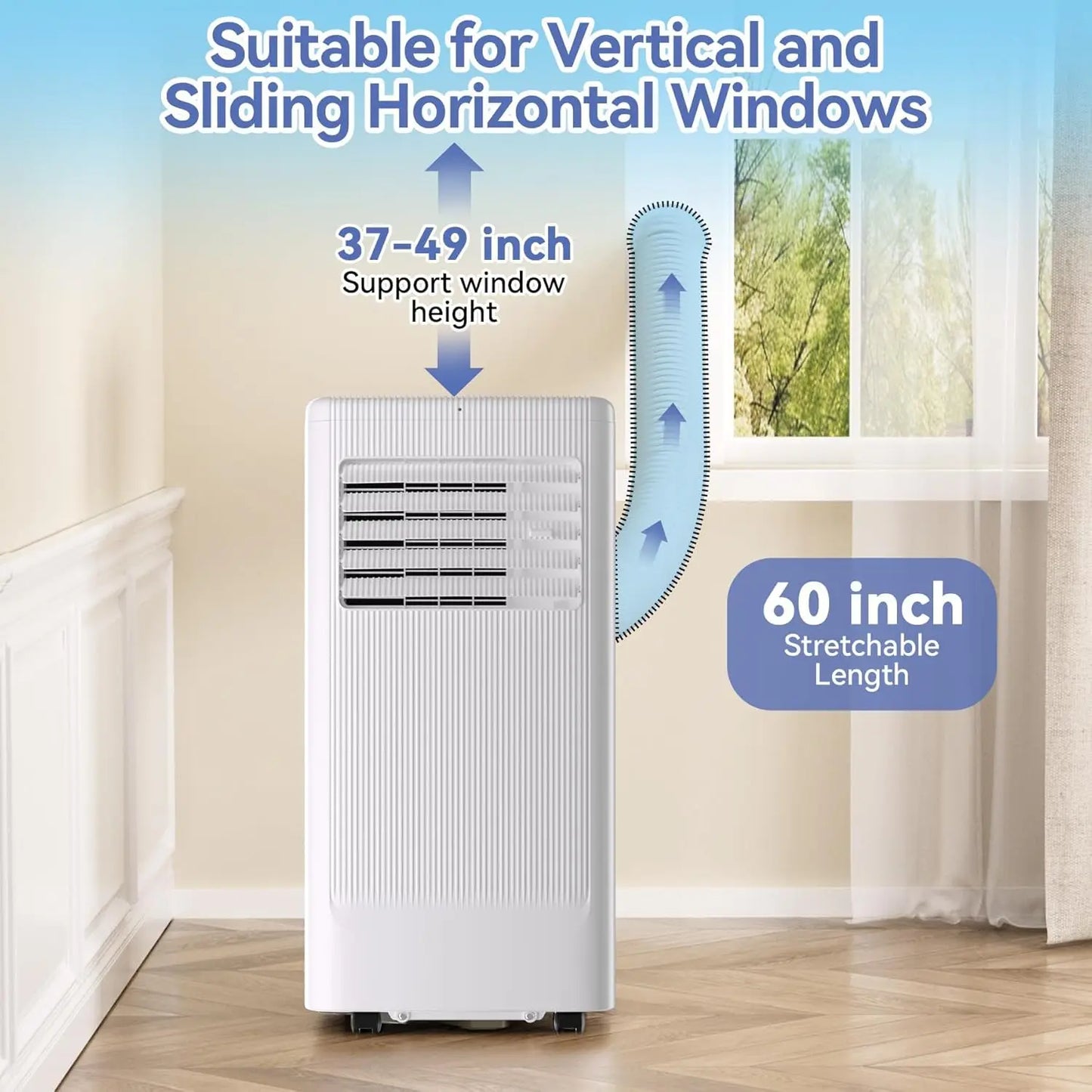 Acekool Portable 10000 BTU Air Conditioner With Remote Dehumidifier