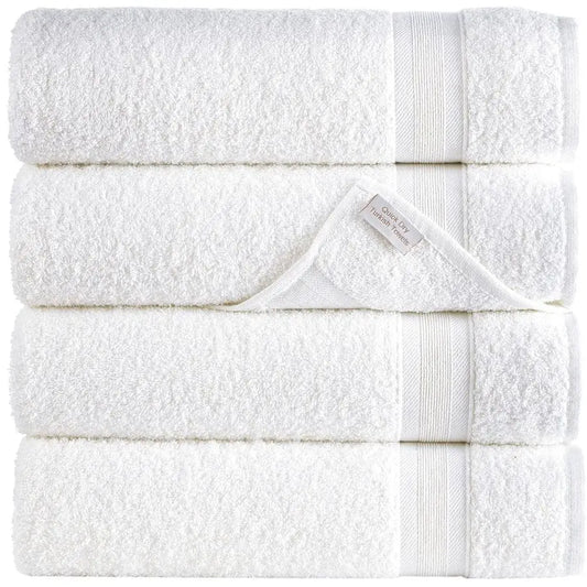 Soft amp High Absorbent Bath Towels 27x54 Cotton Turkish Bath Towel Set of 4 Daily Use 100 Cotton Towels for Bathroom, Gym amp M