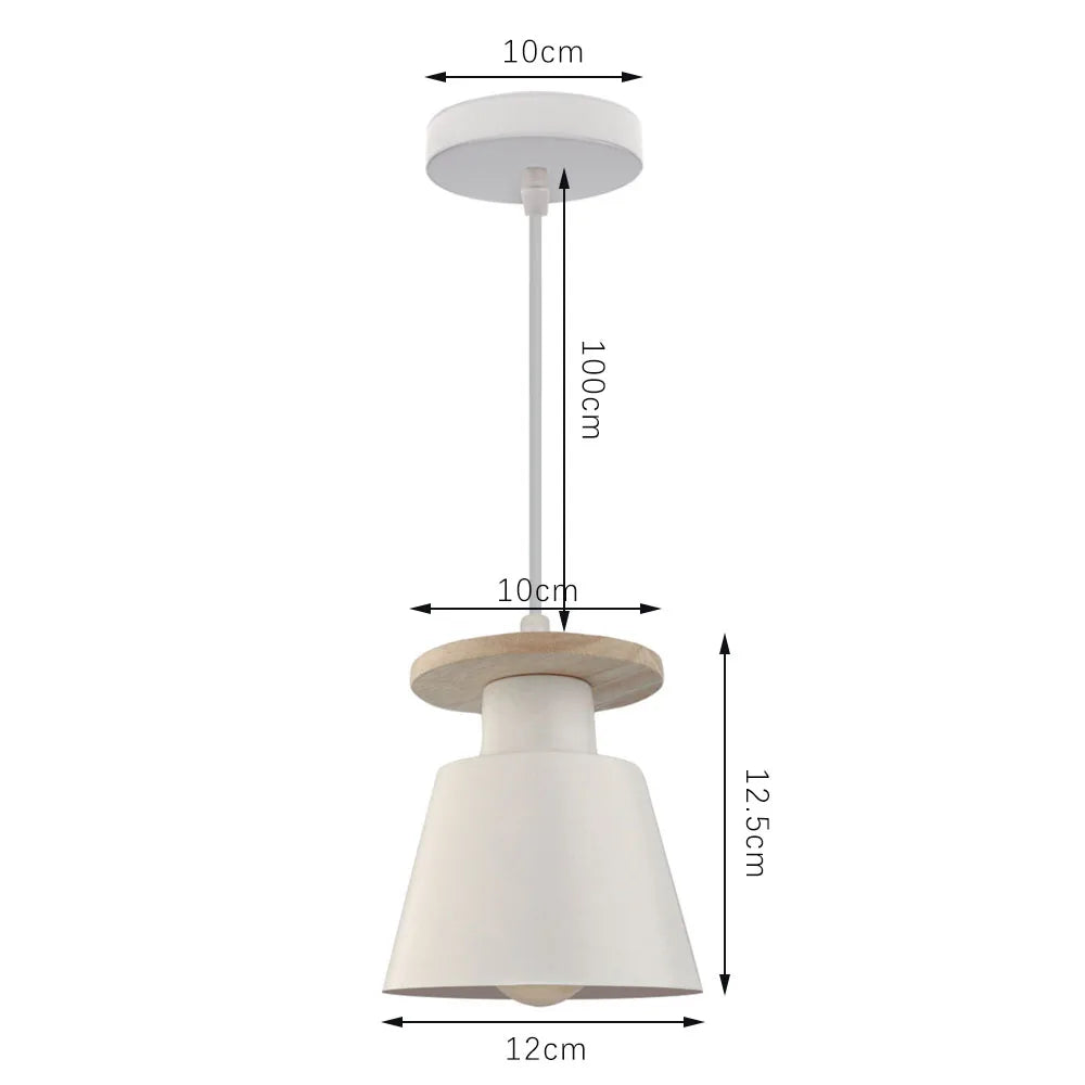 1/3 Heads Modern Living Room Pendant Lamp Art Decor Bar Pendant Light Simple Hanging Lampshade Luminaire for Home Lighting E27