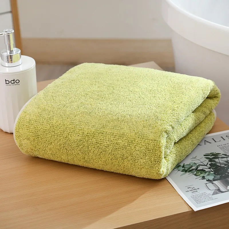 70x140cm Bamboo Charcoal Coral Velvet Bath Towel For Adult Soft Absorbent Bamboo Carbon Fiber Household Bathroom Towel Sets