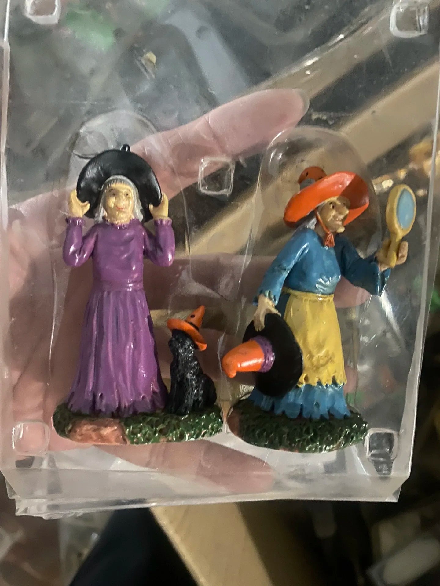 Halloween Decor Creative Halloween Scene Resin Ornaments Ghost Taking Pictures Figurine Garden Ornaments Home Decor Accessories