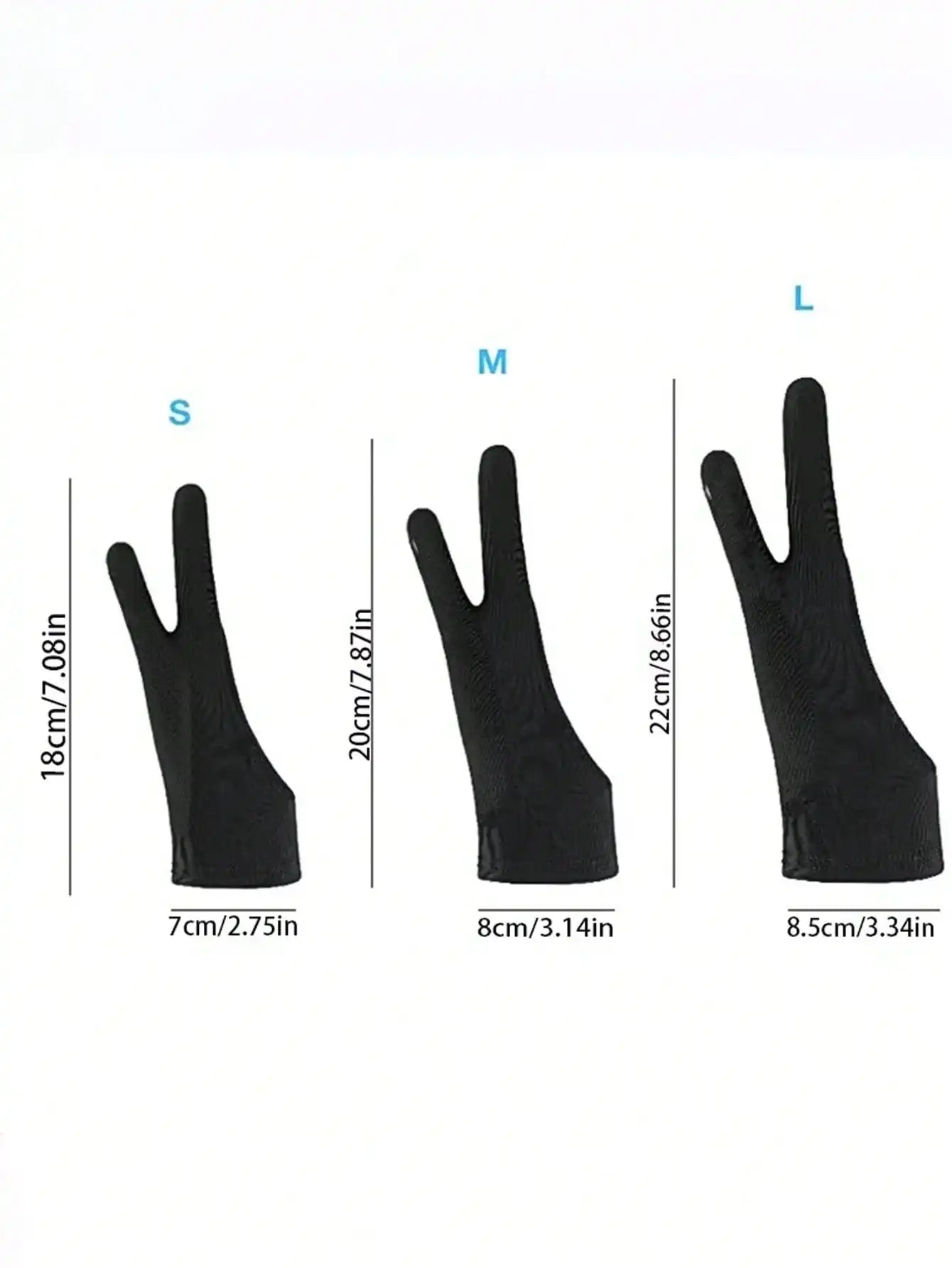 1 Painting Double Finger Anti Touch Painting Glove, Used For Drawing Left And Right Gloves Of Tablet Computers, Used For Classroom Outdoor, Party Painting Paint Without Touching Hands,Back To School,School Supplies