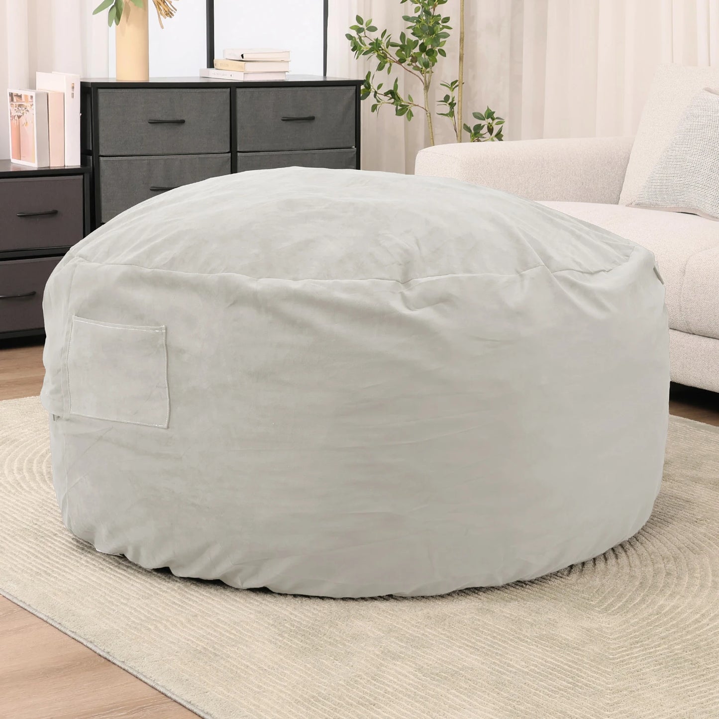 JHK Bean Bag Chair For Gaming And Reading With Removable Cover