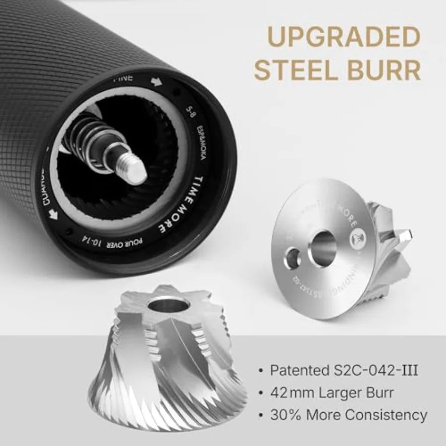 SHXI C5 Pro Manual Coffee Grinder With Foldable Handle