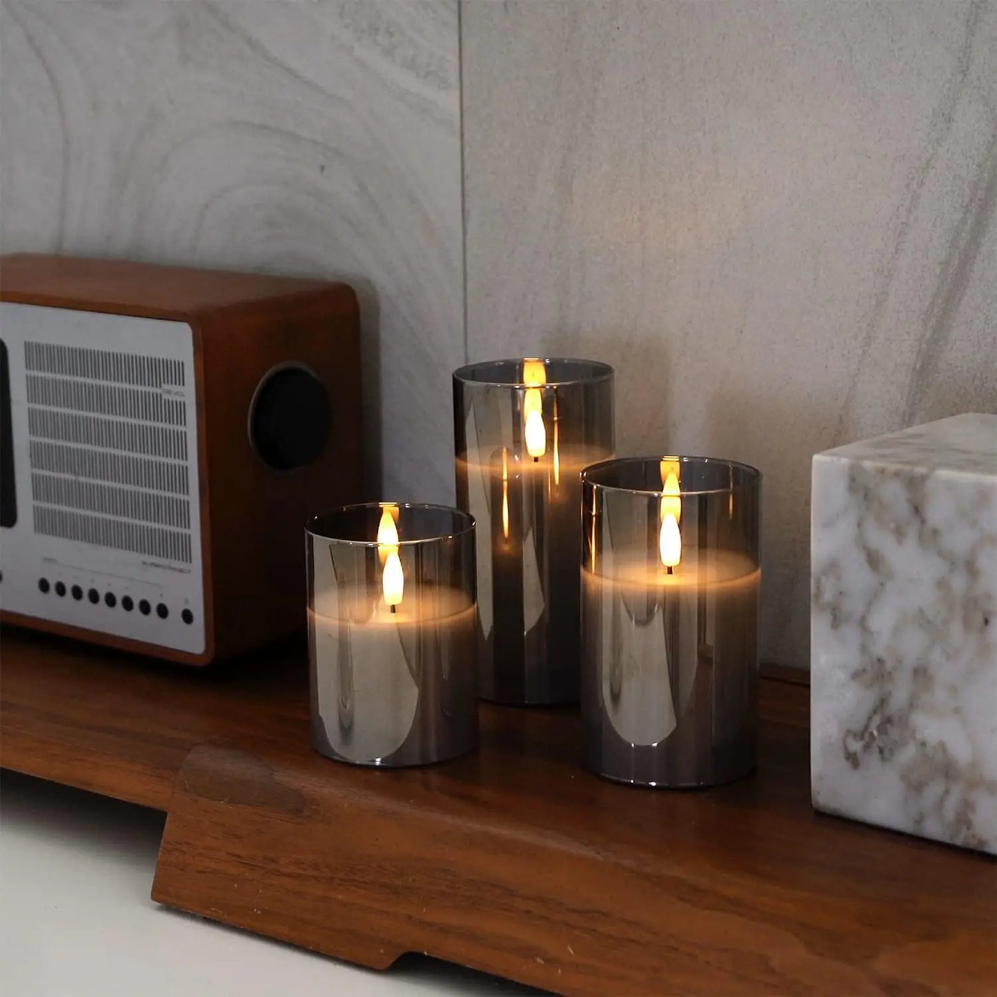 Choice Flickering Flameless LED Candles With Remote And Timer