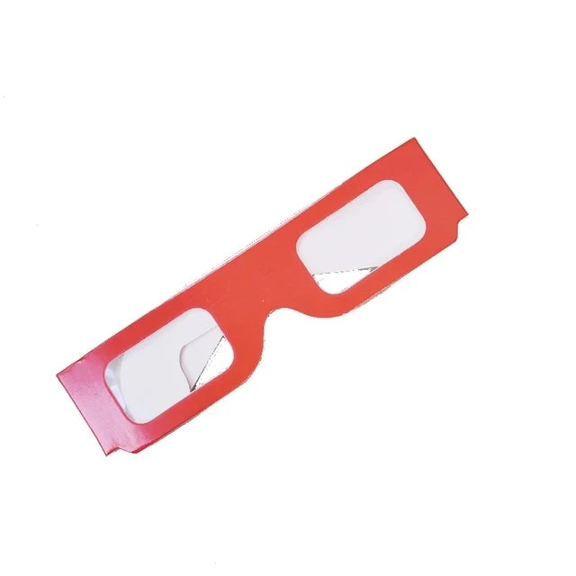 100pcs 3D Diffraction FireworksGlasses, Paper Prism Rave Glasses for Party Festival Concert Halloween Christmas New Year Eve