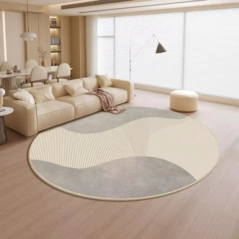 Play Area Round Rug Non Slip Classroom Floor Mat Decor