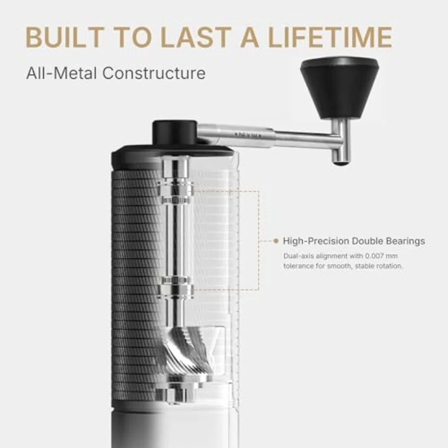 SHXI C5 Pro Manual Coffee Grinder With Foldable Handle