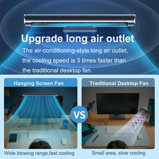 Xiaomi Portable Bed Fan Air Conditioner USB Rechargeable Low Noise