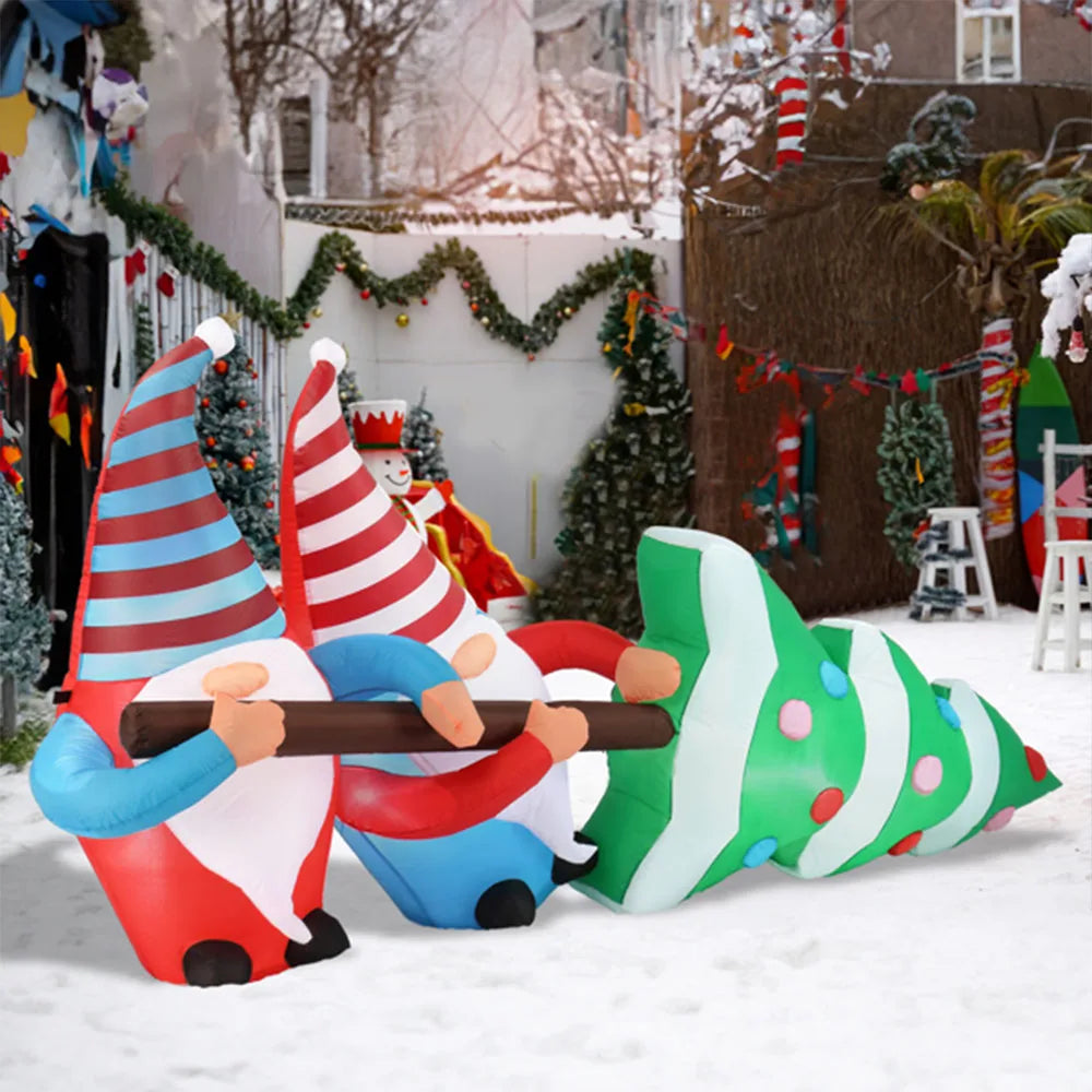 High-concerned Santa Inflatable LED Yard Decoration