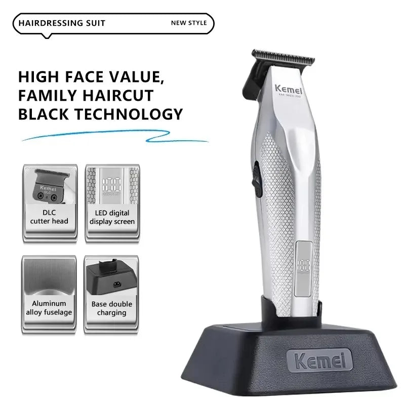 Kemei KM-3023 Professional Hair Clipper Rechargeable Set