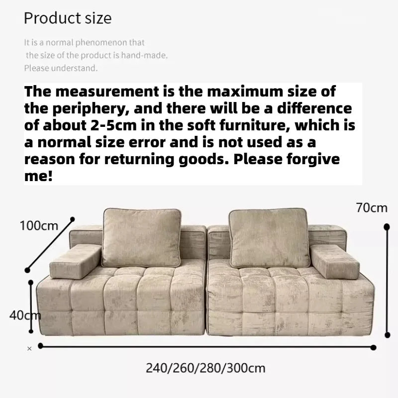 Oein Modern Fabric Sofa Armchair For Living Room Lounge